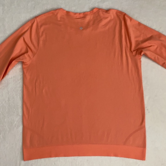 Lululemon | 2023 Swiftly Relaxed LS Seamless Shirt Sunny Coral W3FUPS (12) - Picture 11 of 15